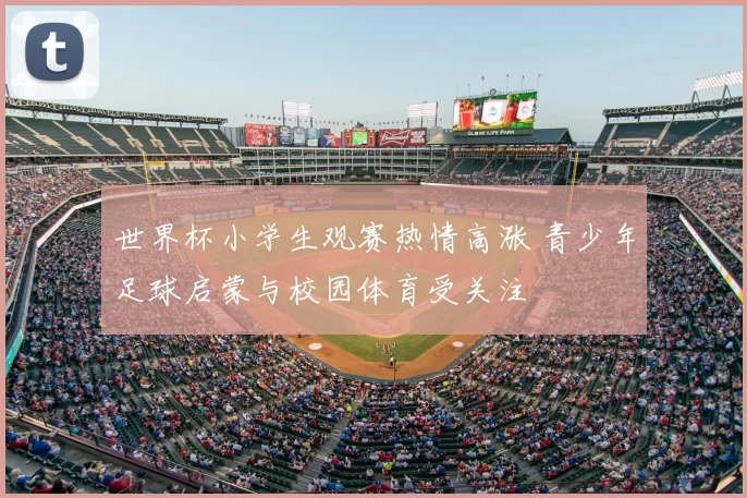 世界杯小学生观赛热情高涨 青少年足球启蒙与校园体育受关注